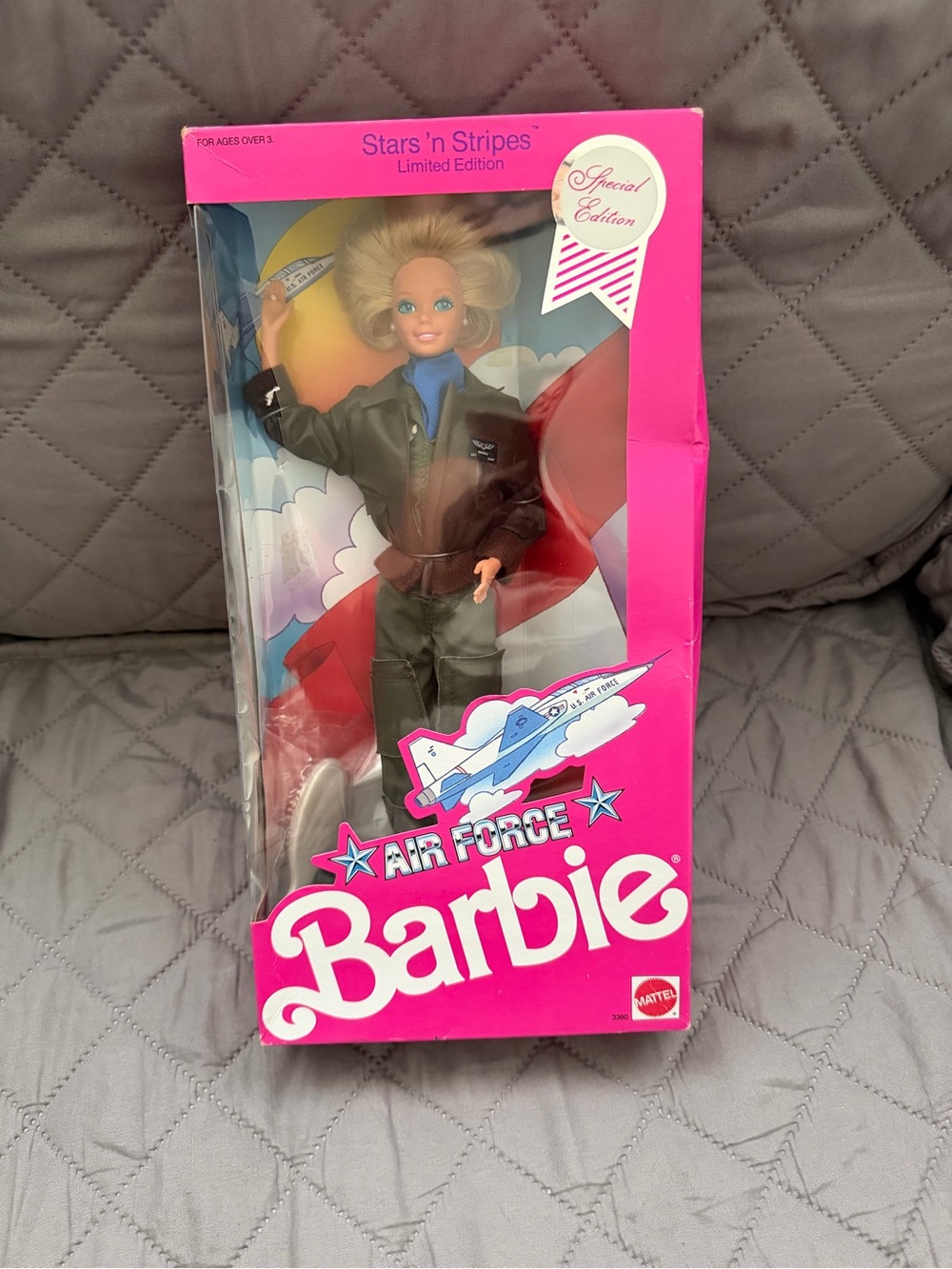 Barbie Air Force Stars 'n Stripes Limited Edition Doll - Pink Box New Sealed
